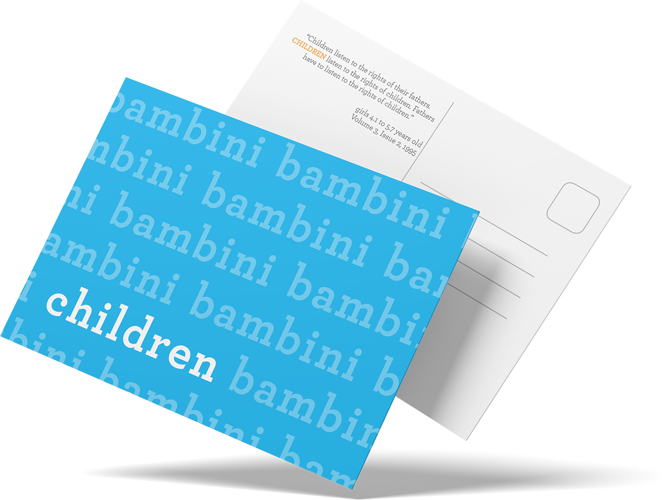 Postcards – 5 Pack Bambini