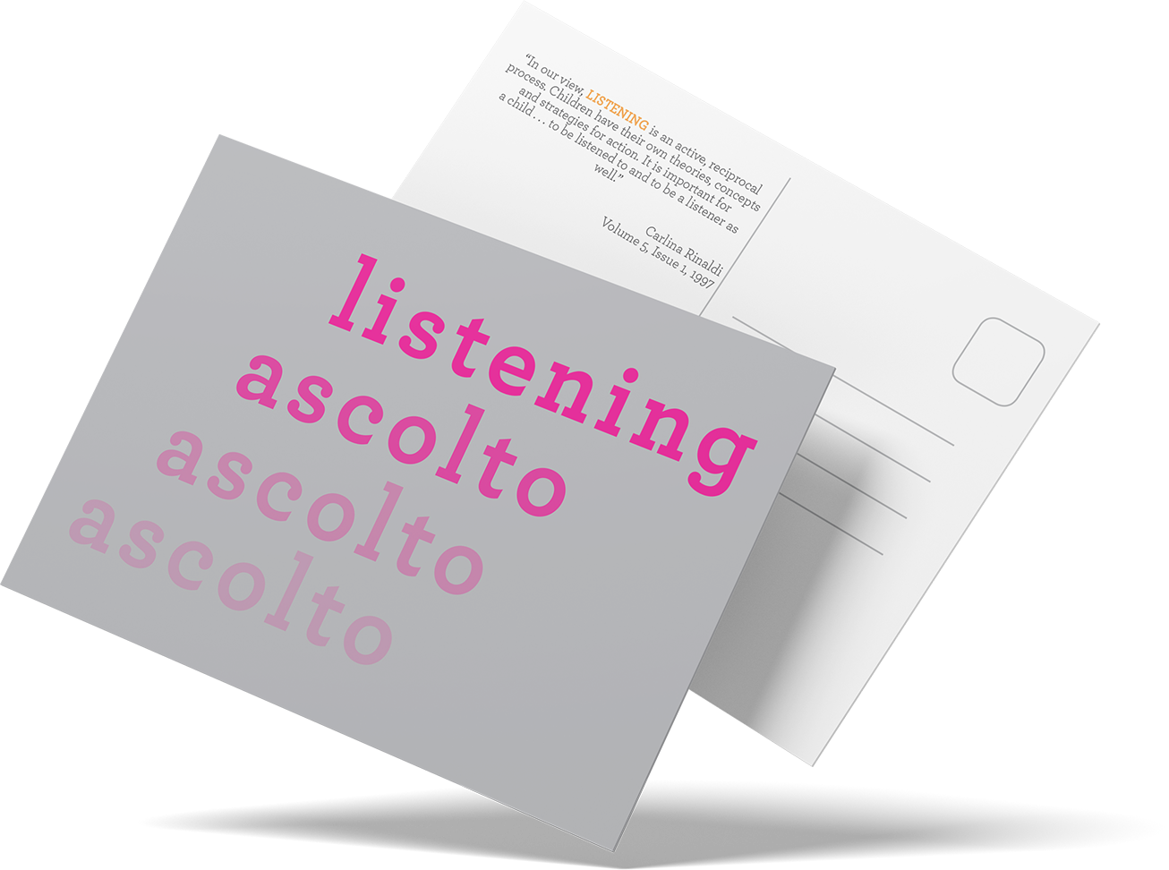 Postcards – 5 Pack Listening