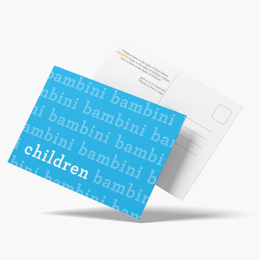 Postcards – 5 Pack Bambini