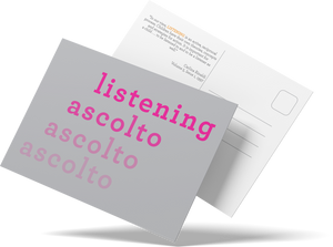 Postcards – 5 Pack Listening
