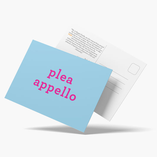 Postcards – 5 Pack Plea