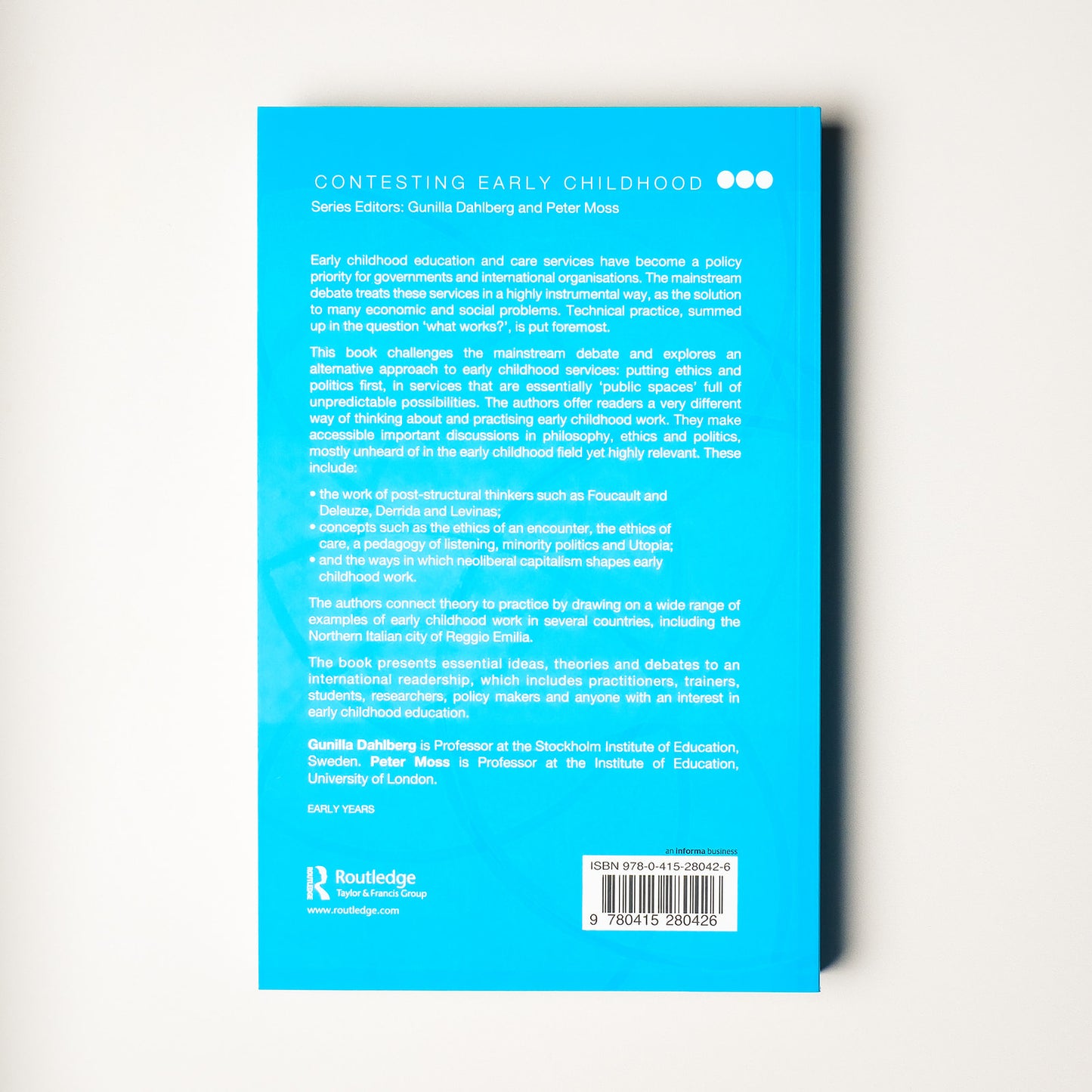 Ethics and Politics in Early Childhood Education
